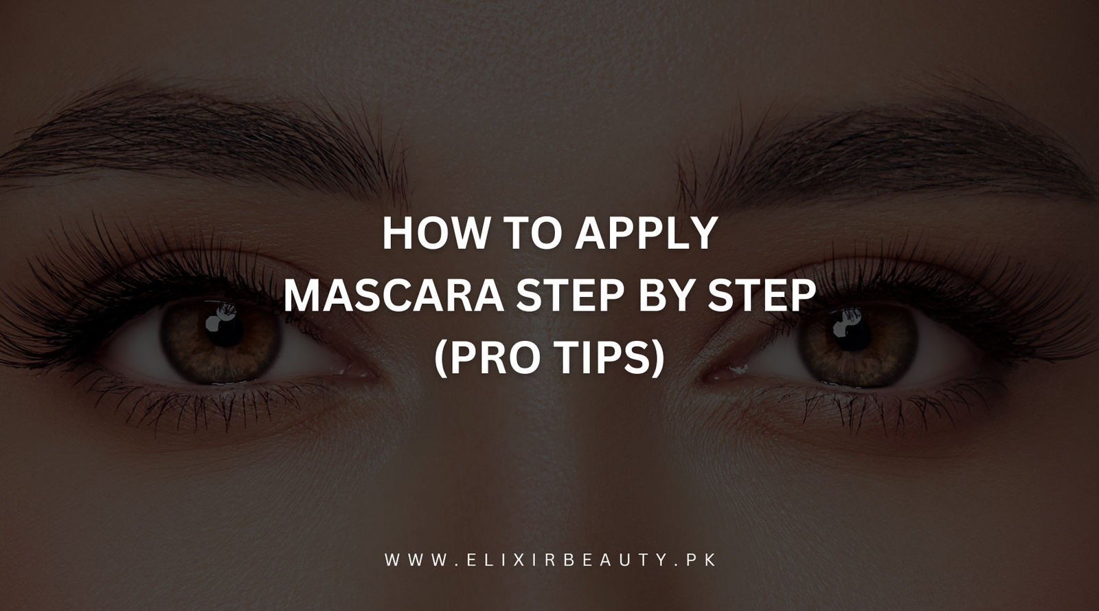 how to apply mascara