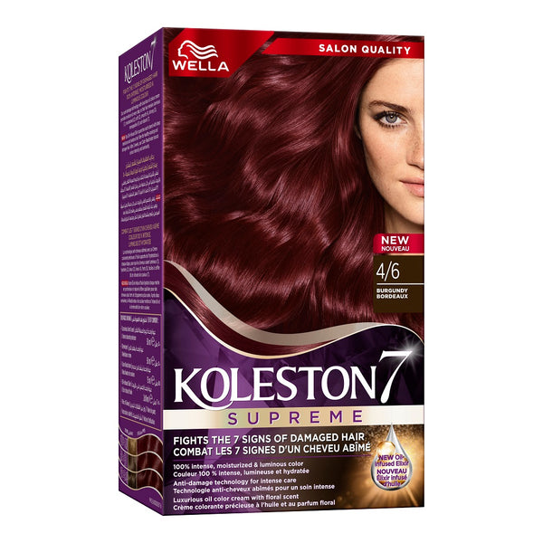 WELLA KOLESTON KIT 4 6 BURGUNDY MENAP