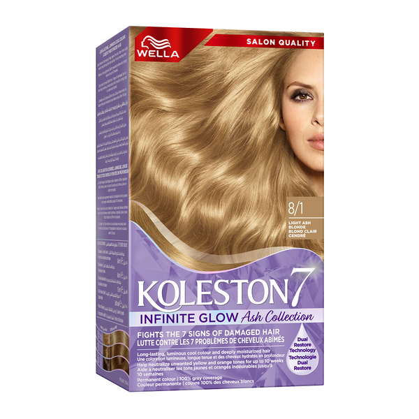 WELLA KOLESTON KIT 8 1 LIGHT ASH BL MENAP