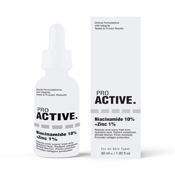 Pro Active Niacinamide 10% + Zinc 1%, 30ml