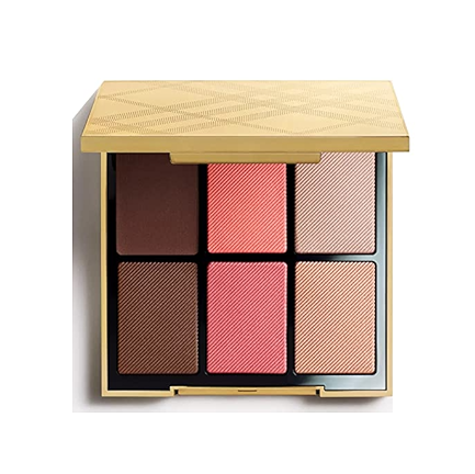 BURBERRY Essentials Glow Palette Sculpt, Blush & Highlight 02 Medium to Dark - Tester Packing