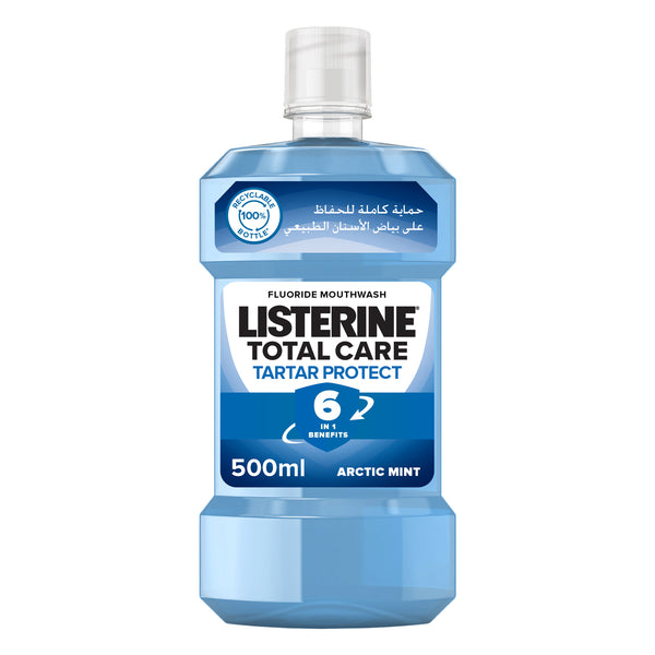 Listerine Mouthwash, Total Care Tartar Protect, 500ml