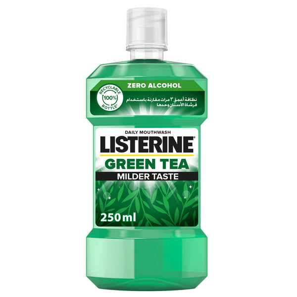 Listerine Mouthwash, Green Tea, 250ml