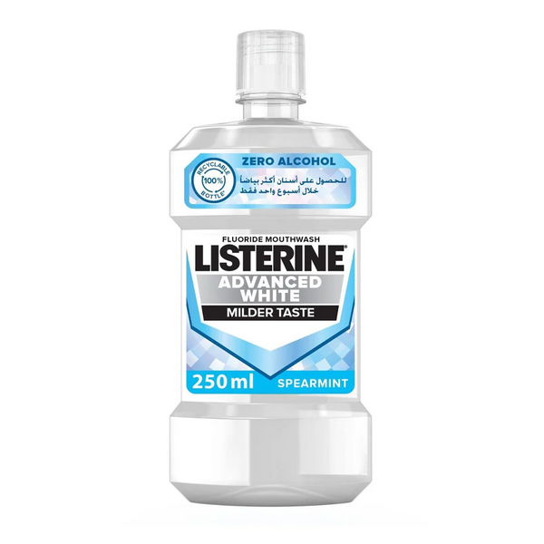 Listerine Mouthwash Advanced White 250ml