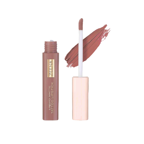 ZEENA LIQUID MATTE TATTOO LIPSTICK 050 CARAMEL CRUSH