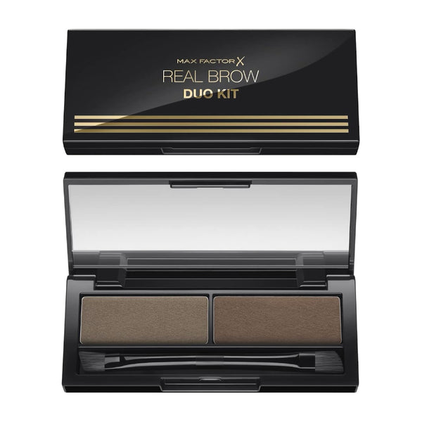 Max Factor -  Real Brow Duo Kit, 002 Medium