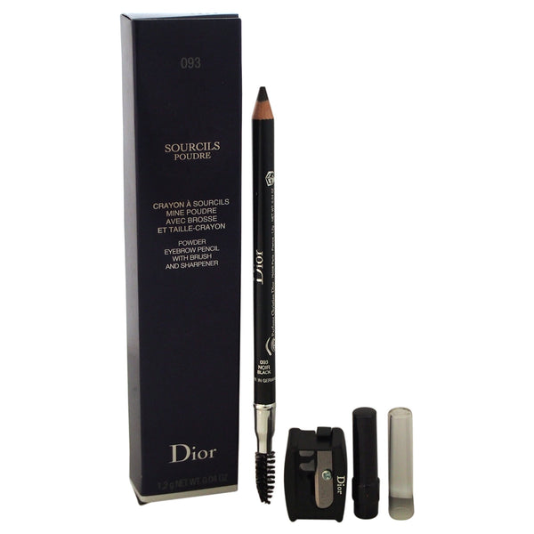 DIOR Sourcils Poudre Powder Eye Brow Pencil 093 Noir Black