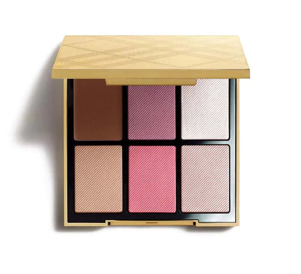 BURBERRY Essentials Glow Palette Sculpt, Blush & Highlight 01 Fair - Tester Packing