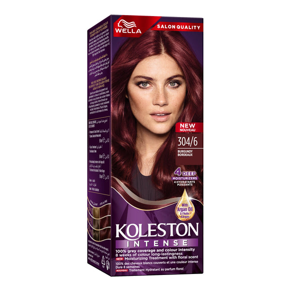 WELLA KOLESTON Semi Kits 304 6 BURGUNDY AP-DEM