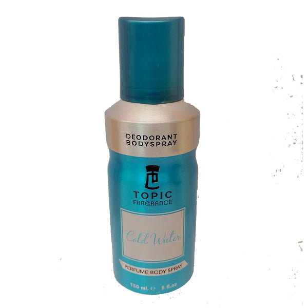 Topic Cold Water Deodorant Body Spray 150ml