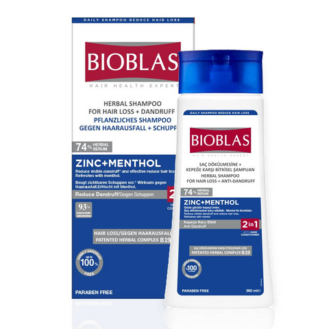 Bioblas Anti-Hair Loss And Anti-Dandruff Shampoo 360ml