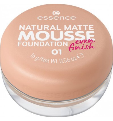 Essence Natural Matte Mousse Foundation 01