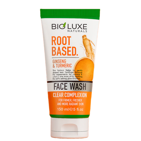 BioLuxe Root Based Ginseng & Turmeric Face Wash 150ml