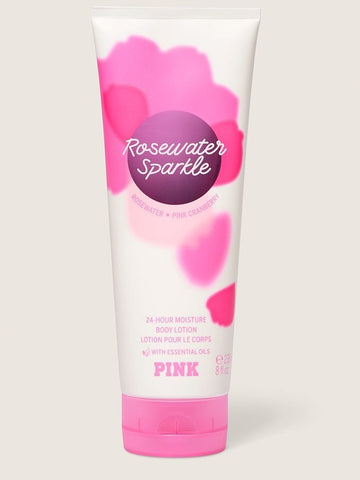 Victoria's Secret Pink Rose Water Sparkle Right After Rain Body Lotion