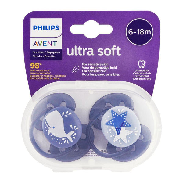 Philips AVENT Soother Ultra Soft 6-18m SCF223/03