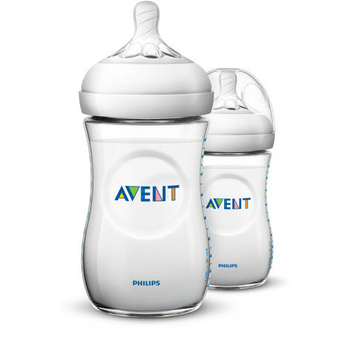 Philips AVENT Natural Feeding Bottle Pack Of 2 260mlx2 SCF033/27