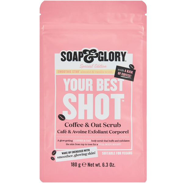 Soap & Glory-Your Best Shot Coffee & Oat Scrub, 180g